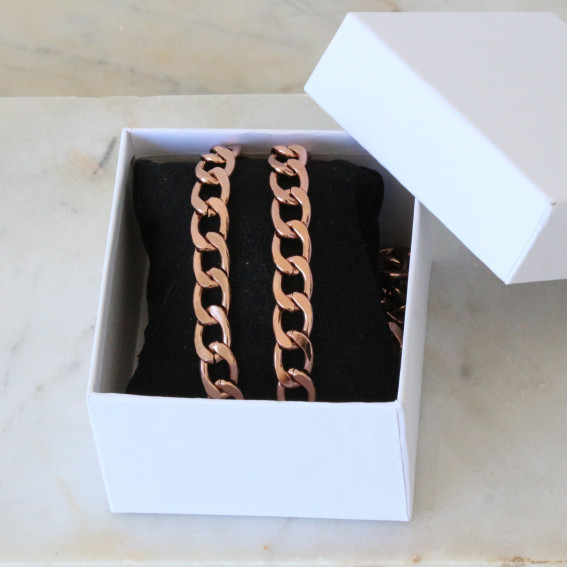 ROMAN CHAIN BRONZE BRACELET | Bronze bracelets, Bronze jewelry, Bronze cuff